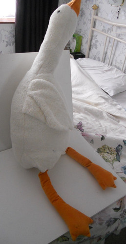 Große gans plüschtier - große,
