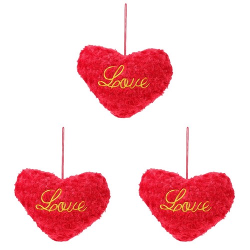 Soft plush heart throw - plush,
